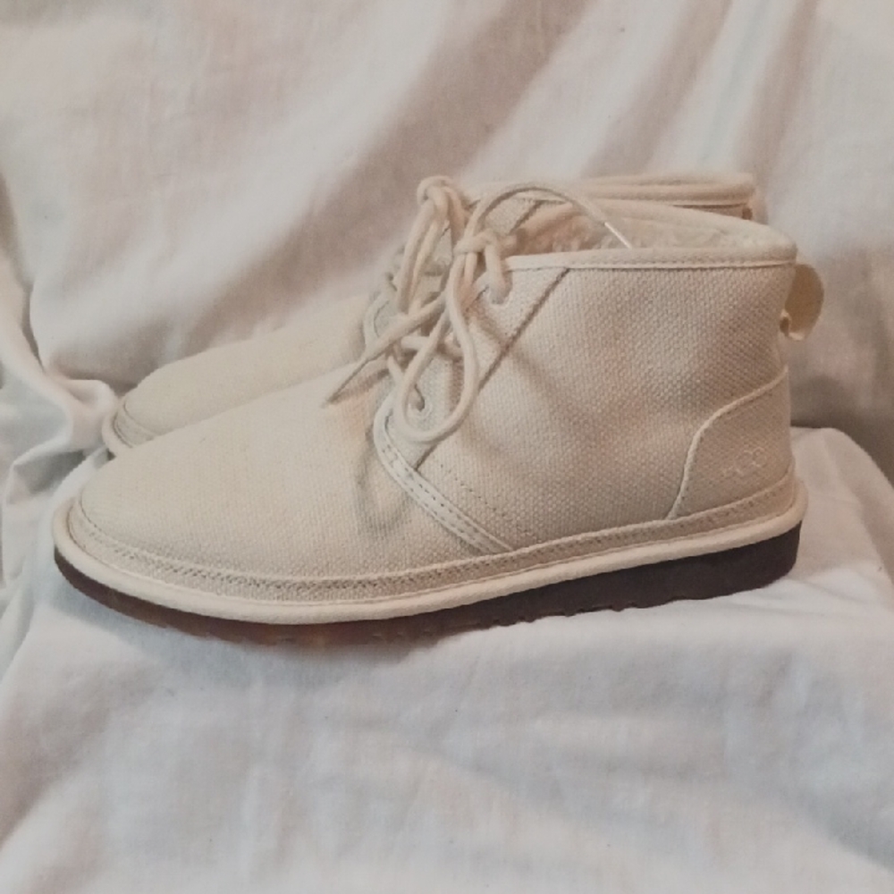 UGG Soft White Chukka Boots
